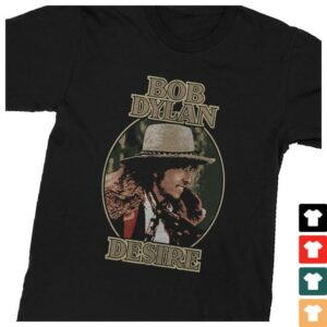 kenny Bob Dylan Merch Shop Store Desire Black T Shirte