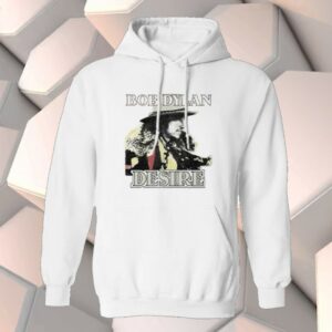 kenny Bob Dylan Merch Store Desire White Hoodie
