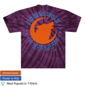 Bob Weir Merch Store Bobby Weir & Wolf Bros Tie Dye Shirt