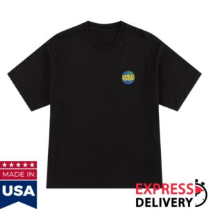 kenny Boiler Room Merch Store Globe Logo T Shirt Black