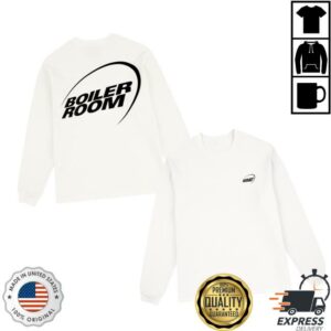 kenny Boiler Room Merch Store Waffle Ls Top Off Whitea