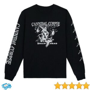 kenny Brain Dead Merch Store Brain Dead X Cannibal Corpse Mutilation Long Sleeve Black