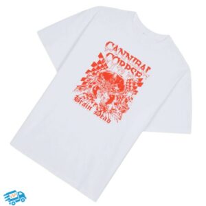 kenny Brain Dead Merch Store Brain Dead X Cannibal Corpse Splatter Brain Shirt Whites