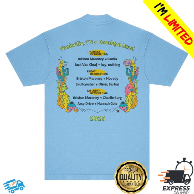 Briston Maroney Merch Store Paradise 2023 T-Shirt 3 Briston Maroney Merch Store Paradise 2023 T-Shirt