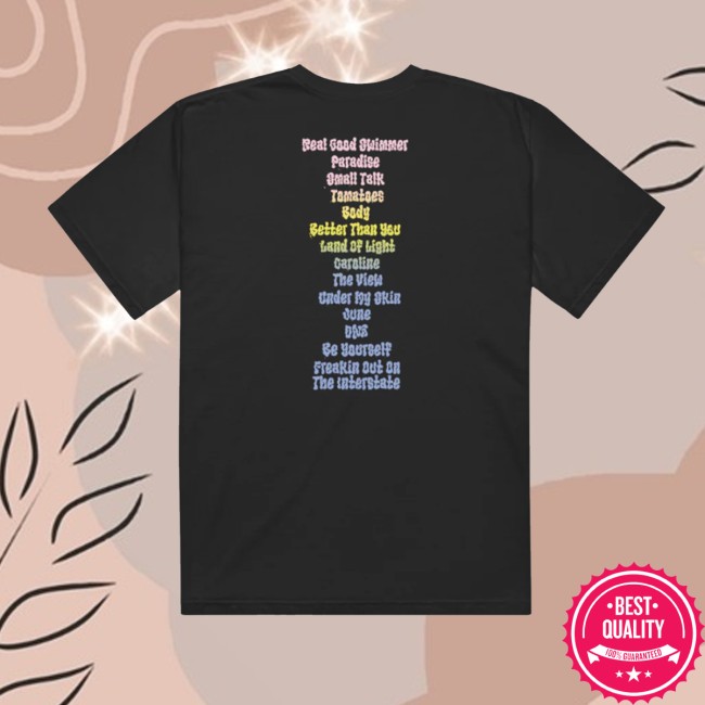 Briston Maroney Store Merch Red Rocks Tracklist Shirt 3 Briston Maroney Store Merch Red Rocks Tracklist Shirt