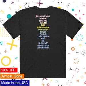 Briston Maroney Merch Store Red Rocks Tracklist Tee