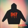 kenny Bsixtyseven Merch Store B67 Core Black Red Heavyweight Hoodiea