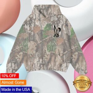 Bunnie Xo Merch Store Xo Logo Camo Hoodie