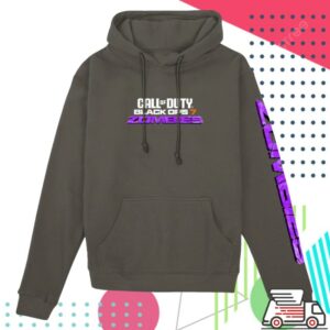 kenny Call Of Duty Merch Call Of Duty Black Ops 7 Zombies Grey Pullover Hoodie