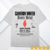 kenny Cameron Winter Merch Store Heavy Metal Tee