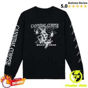 kenny Cannibal Corpse Merch Shop Cannibal Corpse X Brain Dead Mutilation Long Sleeve