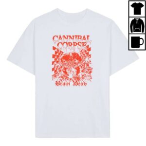 kenny Cannibal Corpse Merch Shop Cannibal Corpse X Brain Dead Splatter Brain T Shirt