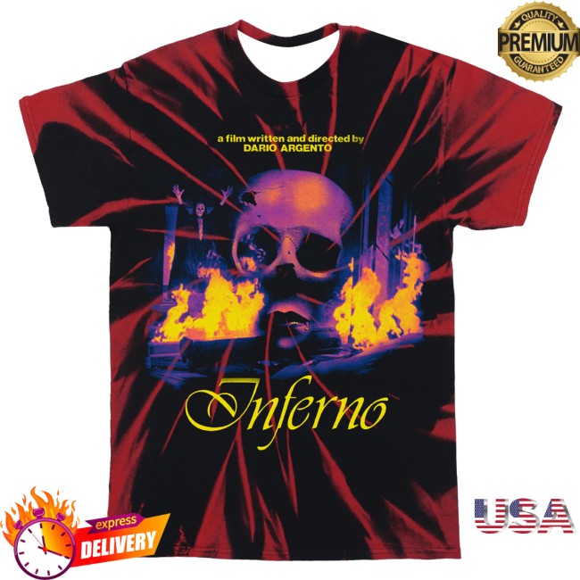 Cavitycolors Merch Inferno '80S Horror Tie-Dye Shirt 2 Cavitycolors Merch Inferno '80S Horror Tie-Dye Shirt