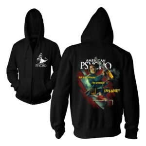kenny Cavitycolors Merch Store American Psycho I Feel Lethal Zip Up Hoodie