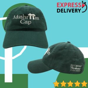 kenny Ceramics Merch Store Mushroom Cap Dark Green Hatss