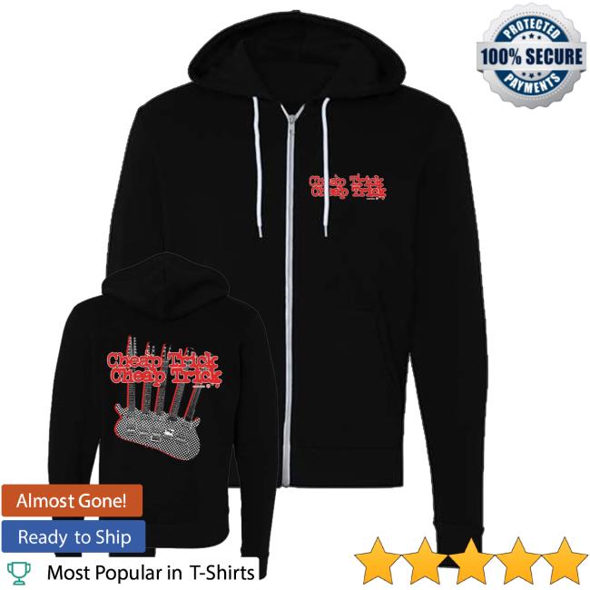 kenny Cheap Trick Store Merch Shop 5 Neck Guitar Hoodie kenny Cheap Trick Store Merch Shop 5 Neck Guitar Hoodie