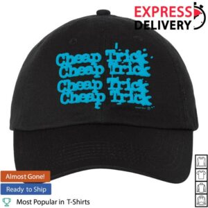 kenny Cheap Trick Store Merch Shop Blue 4 Line Logo Hat