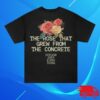 Chicago Over Everything Store Merch Concrete Rose Shirt Black