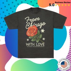 Chicago Over Everything Store Merch Rose Ball Shirt