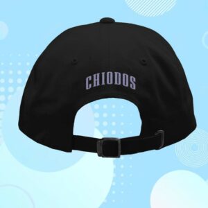 Chiodos Merch Store Purple Logo Black Dad Hat