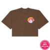 Chunky Merch Chunky Baby Horse Carousel Cropped T-Shirt Brown 2 kenny Chunky Merch Chunky Baby Horse Carousel Cropped T Shirt Brown1