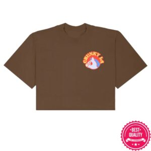 kenny Chunky Merch Chunky Baby Horse Carousel Cropped T Shirt Brown1 kenny Chunky Merch Chunky Baby Horse Carousel Cropped T Shirt Brown1