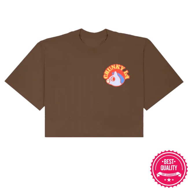 kenny Chunky Merch Chunky Baby Horse Carousel Cropped T Shirt Brown1 kenny Chunky Merch Chunky Baby Horse Carousel Cropped T Shirt Brown1
