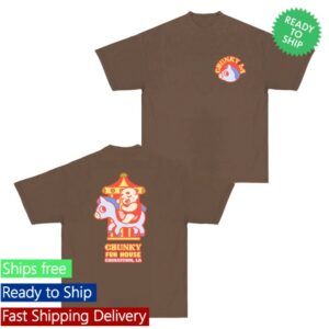 kenny Chunky Merch Chunky Baby Horse Carousel T Shirt Brown1 kenny Chunky Merch Chunky Baby Horse Carousel T Shirt Brown1