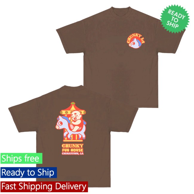 kenny Chunky Merch Chunky Baby Horse Carousel T Shirt Brown1 kenny Chunky Merch Chunky Baby Horse Carousel T Shirt Brown1
