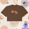 kenny Chunky Merch Chunky Fire Horse And Duck Ya Cropped T Shirt Brown