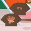 kenny Chunky Merch Chunky Fire Horse And Duck Ya Cropped T Shirt Brown0