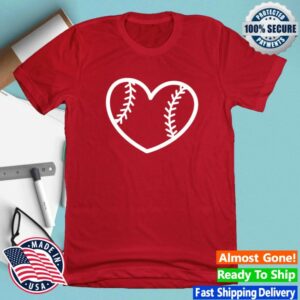 kenny Cincy Shirts Merch Baseball Heart Shirt