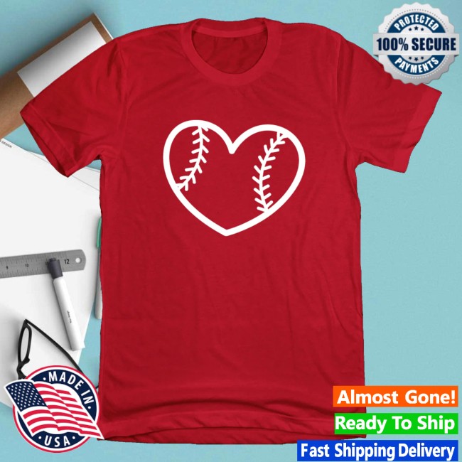 kenny Cincy Shirts Merch Baseball Heart Shirt kenny Cincy Shirts Merch Baseball Heart Shirt
