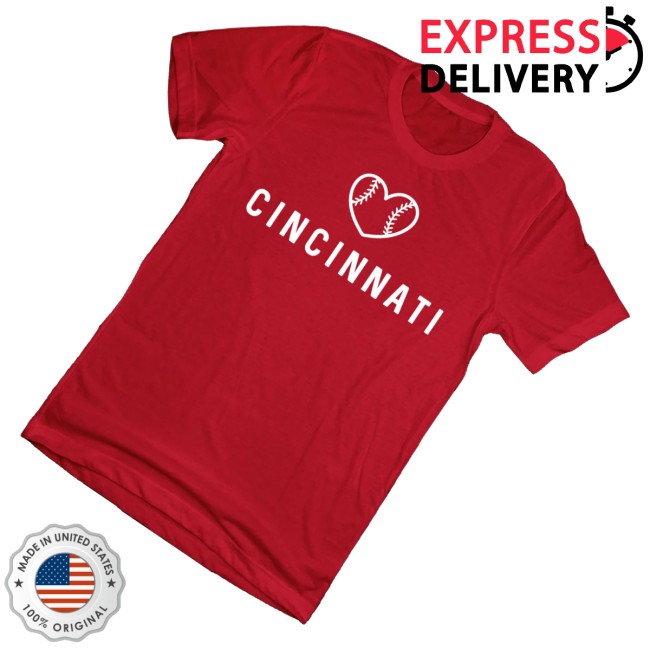 kenny Cincy Shirts Merch Cincinnati Baseball Heart Shirt0 kenny Cincy Shirts Merch Cincinnati Baseball Heart Shirt0