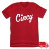 kenny Cincy Shirts Merch Cincy Script With Heart Shirt