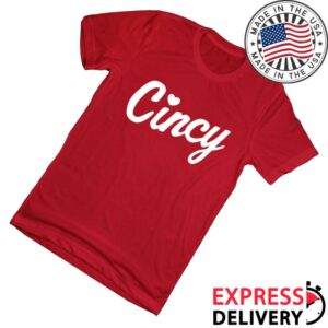 kenny Cincy Shirts Merch Cincy Script With Heart Shirt0