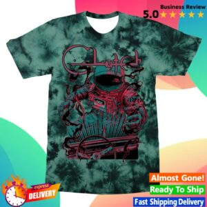 Clutch Merch Store Spacegrass Astronaut Crystal Jade Tee