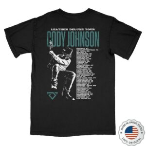 kenny Cody Johnson Merch Leather Deluxe Photo Tour Tee