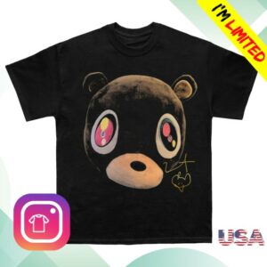 kenny Cold Prints Merch Kanye Graduation Bear Face T Shirt