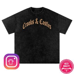 kenny Crooks And Castles Merch Heir Apparent Snow Washed Oversized Tee1