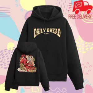 Daily Bread Store Merch Shop Texas Toast Hoodie Black