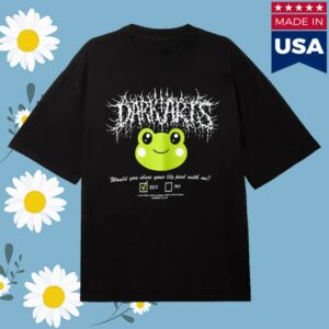 Dark Arts Coffee Merch Lily Pad Love Shirt Black