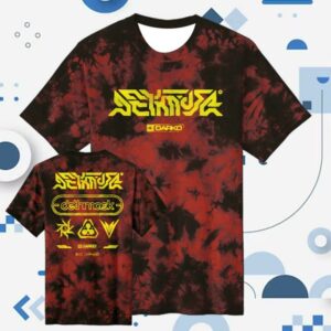 Darko Band Merch Shop Dm3 Red Tie Dye Tee