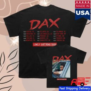 Dax Merch Shop 2025 Tour Tees