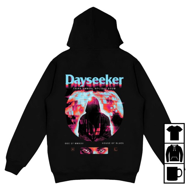 Dayseeker Merch 2025 Holiday Show Hoodie 3 Dayseeker Merch 2025 Holiday Show Hoodie