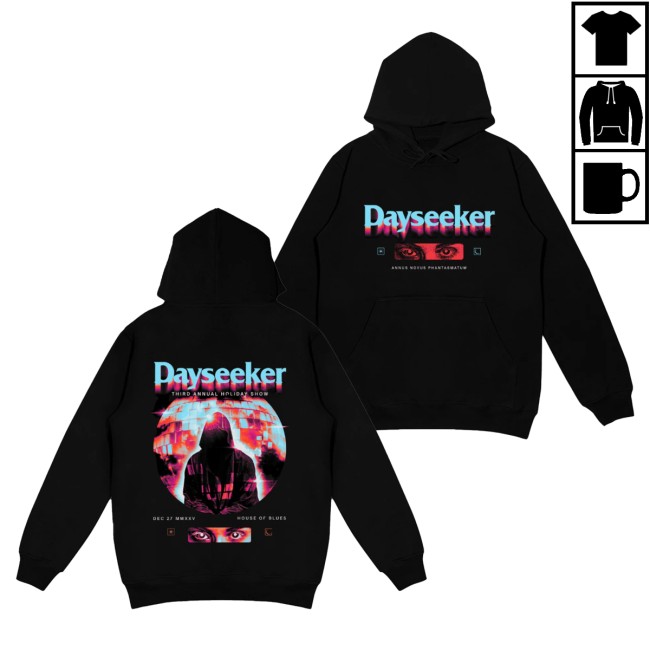 Dayseeker Merch 2025 Holiday Show Hoodie 4 Dayseeker Merch 2025 Holiday Show Hoodie