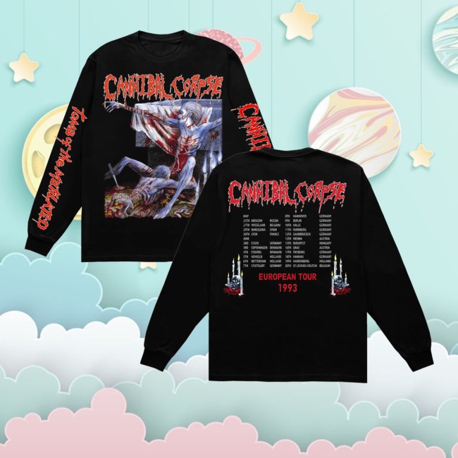 Death Mental Merch Store Cc European Tour 1993 Long Sleeve Shirt 5 Death Mental Merch Store Cc European Tour 1993 Long Sleeve Shirt