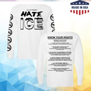 kenny Death Traitors Merch Store All My Homies Hate Ice Long Sleeve Whitess