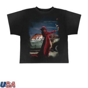 kenny Def Jam Merch Store Fire Girl Shirt In Potassiums