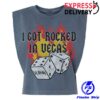 kenny Def Leppard Merch Shop I Got Rocked In Vegas Crop T Shirt
